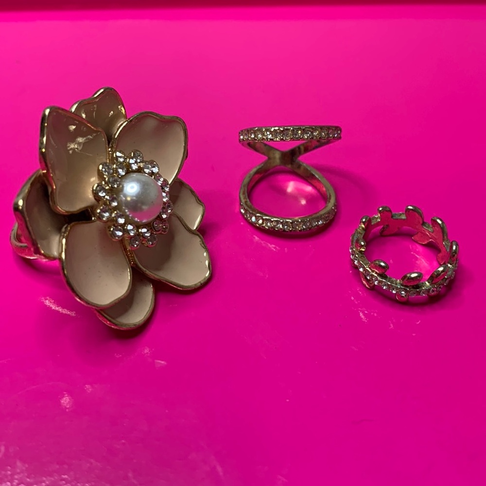 3 Assorted Gold Rings
